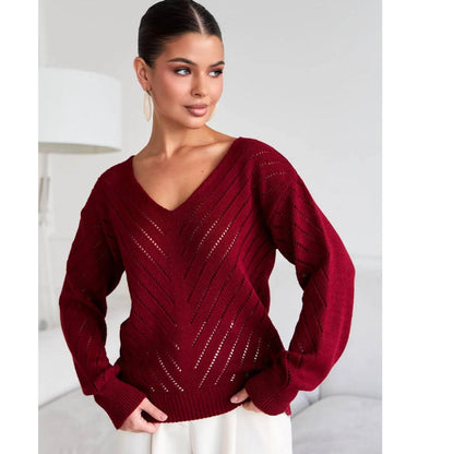 Cutout Long Sleeve Sweater