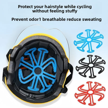 Cycling helmet liner