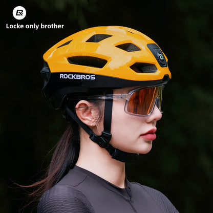 Cycling Helmet with Integrated Lights