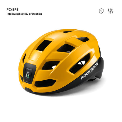 Cycling Helmet with Integrated Lights