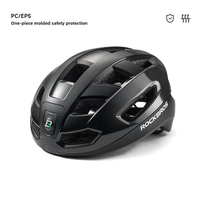 Cycling Helmet with Integrated Lights