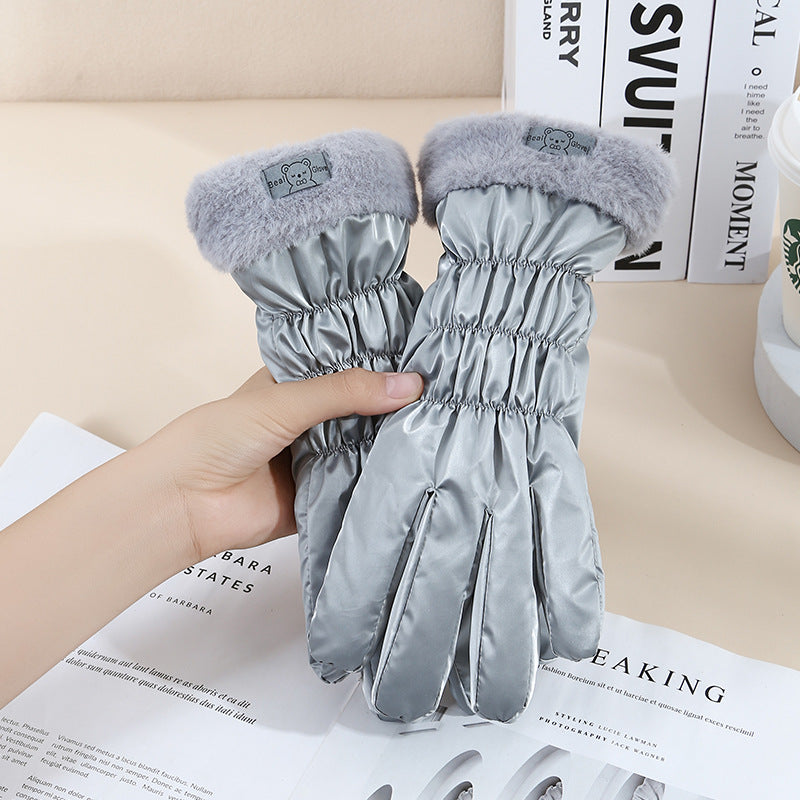 Cycling student ski gloves