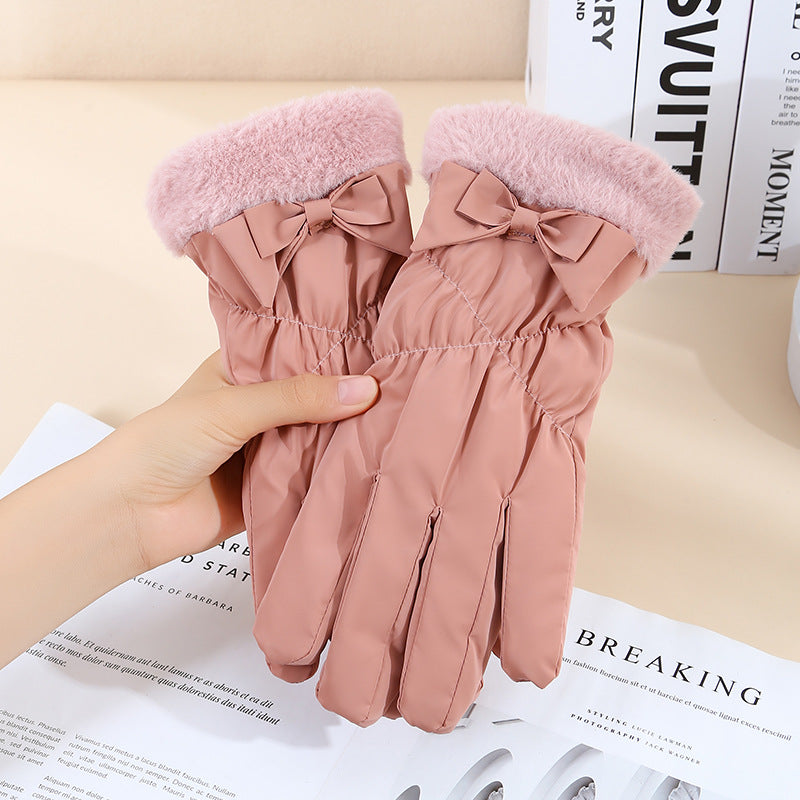 Cycling student ski gloves
