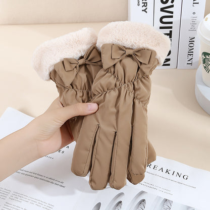 Cycling student ski gloves
