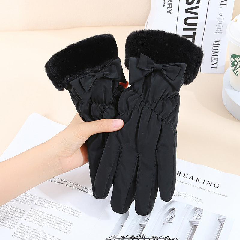 Cycling student ski gloves