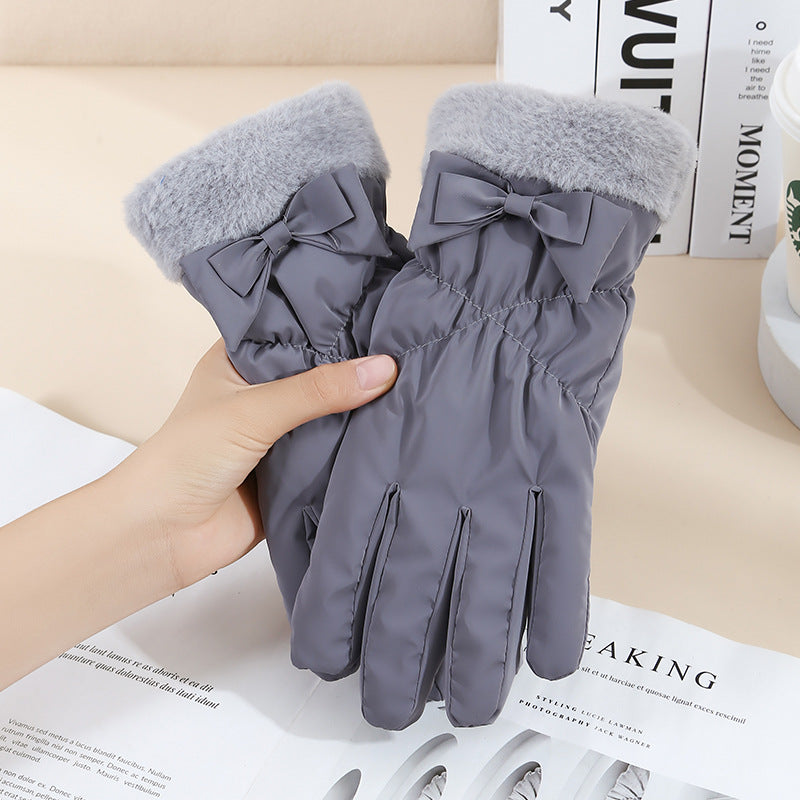 Cycling student ski gloves