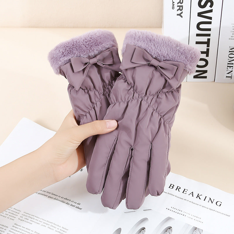 Cycling student ski gloves