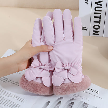 Cycling student ski gloves