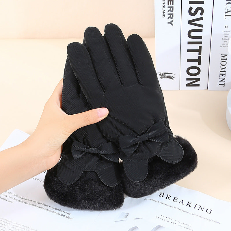 Cycling student ski gloves
