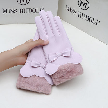 Cycling student ski gloves