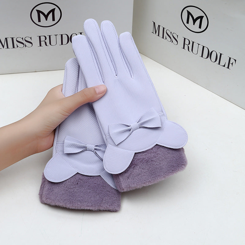 Cycling student ski gloves