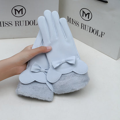 Cycling student ski gloves