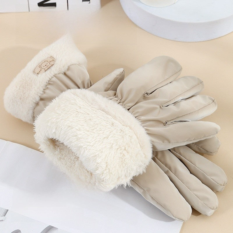 Cycling student ski gloves
