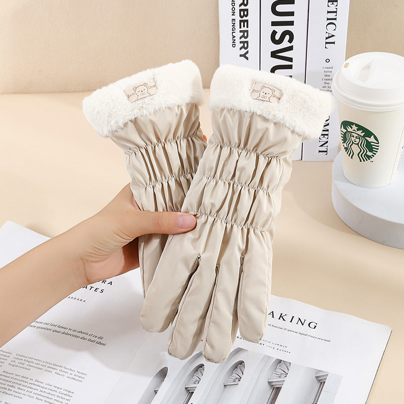 Cycling student ski gloves