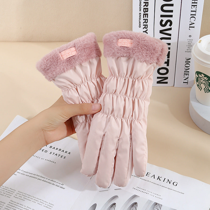 Cycling student ski gloves