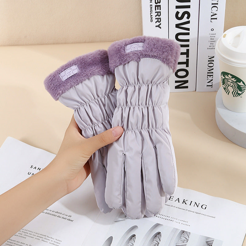 Cycling student ski gloves