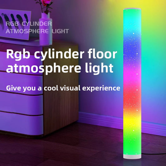 Cylinder floor lamp