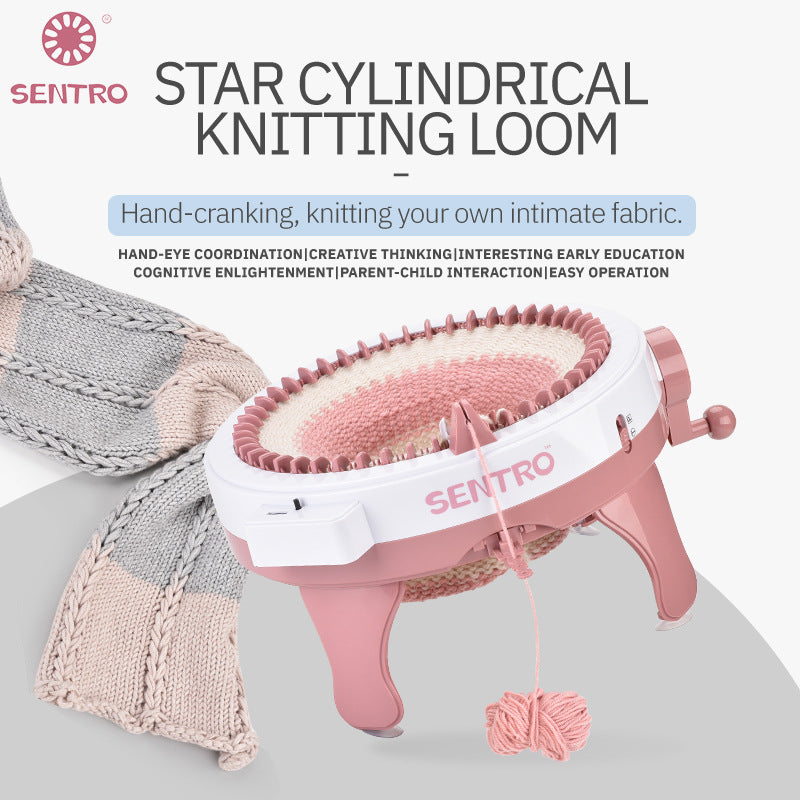 Cylinder wool knitting machine