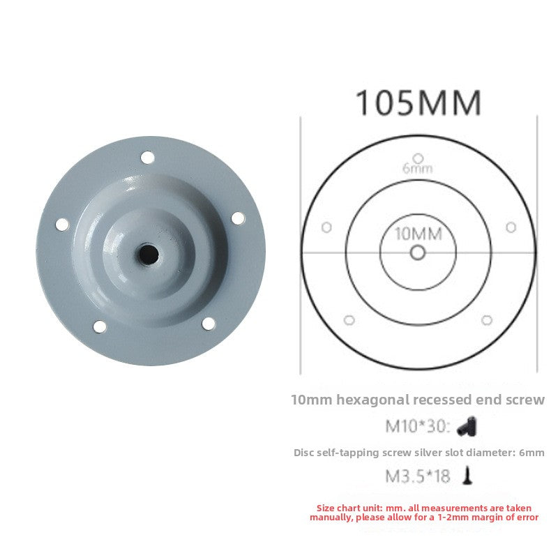 Cylindrical bracket table leg