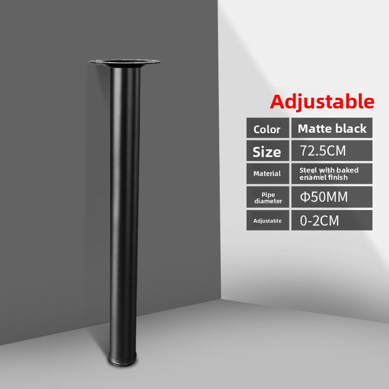 Cylindrical bracket table leg