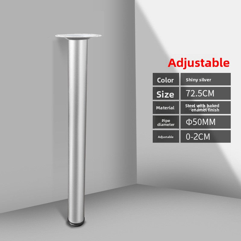 Cylindrical bracket table leg