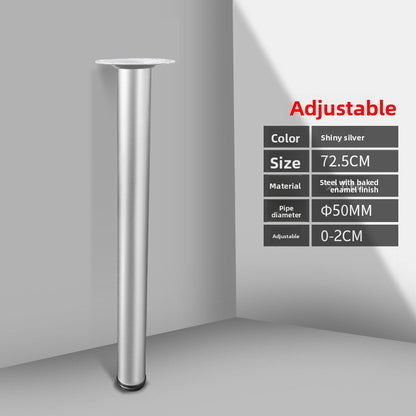 Cylindrical bracket table leg