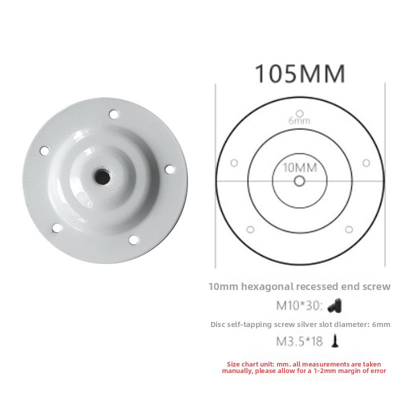 Cylindrical bracket table leg