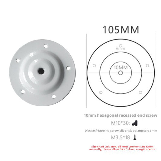 Cylindrical bracket table leg