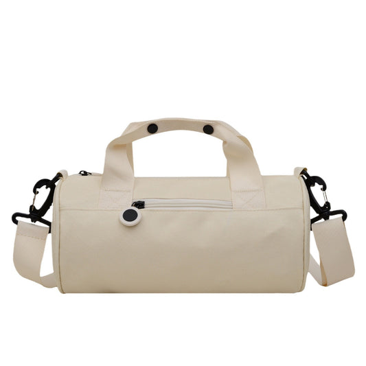 Cylindrical Cross-Body Travel Sports Bag