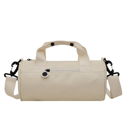 Cylindrical Cross-Body Travel Sports Bag