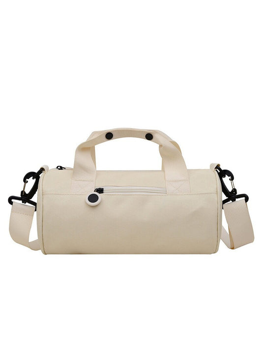 Cylindrical Cross-Body Travel Sports Bag