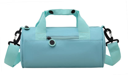 Cylindrical Cross-Body Travel Sports Bag