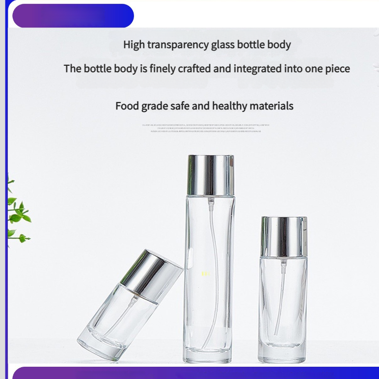Cylindrical perfume bottle