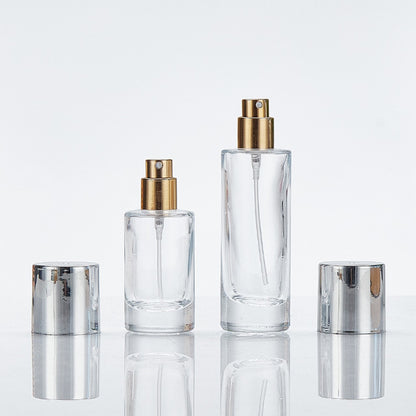 Cylindrical perfume bottle
