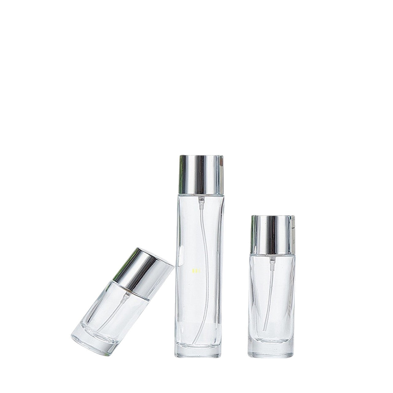 Cylindrical perfume bottle
