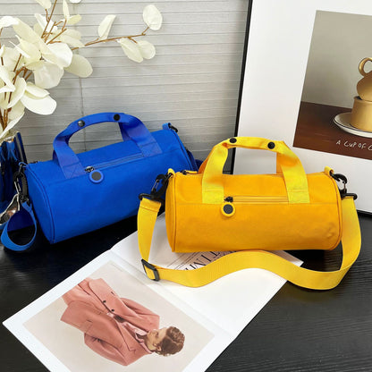 Cylindrical-Shape Travel Bag