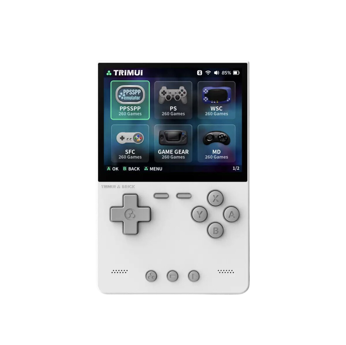 Vertical Screen Handheld Game Console with Smooth Gameplay