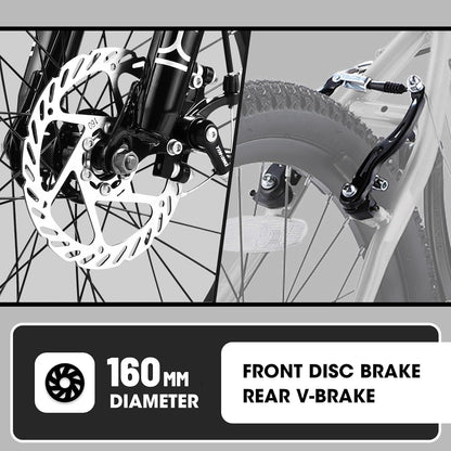 Kids Mountain Bicycles – 7 Speed, Suspension & Safe Brakes