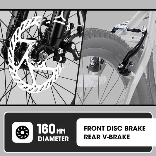 Kids Mountain Bicycles – 7 Speed, Suspension & Safe Brakes