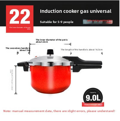 Stainless Steel Pressure Cooker for Quick, Healthy Cooking