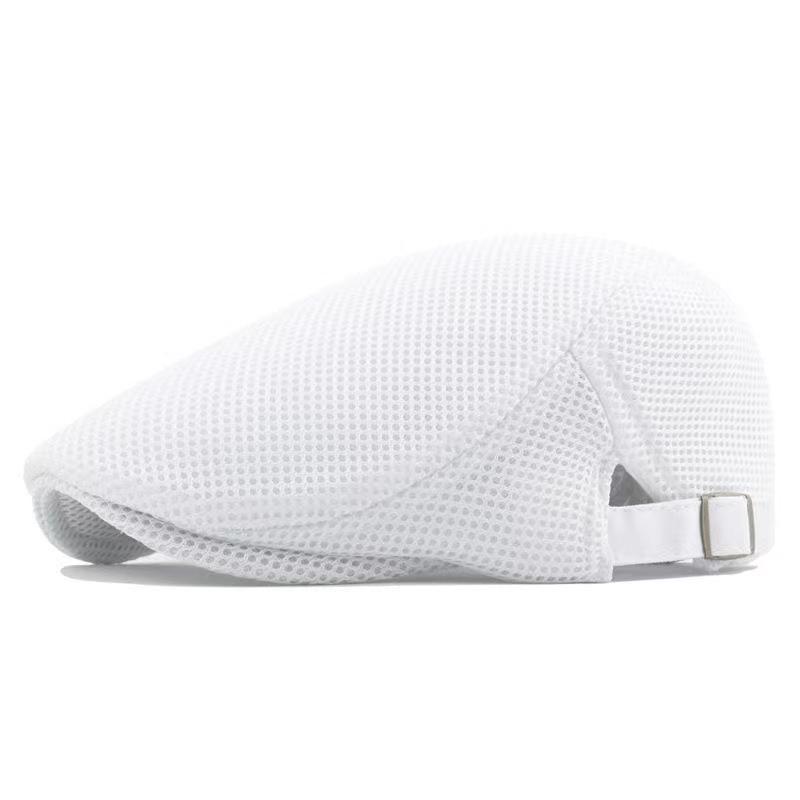 Buy Korean Style Beret Hat – Solid Color Trendy Sun Cap for Men