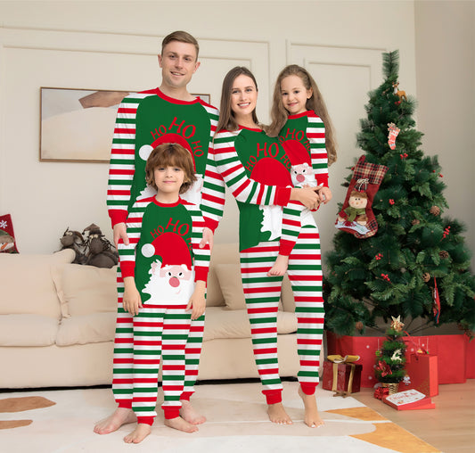 Family Matching Christmas Pajamas Red Stripe Holiday Jammies