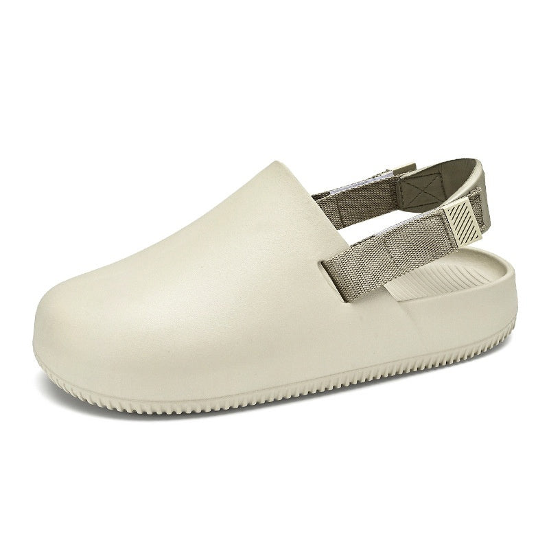 Baotou Mules Men’s Summer Fashion Slippers Casual Slip-On