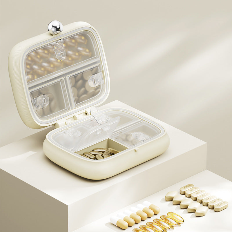 Portable Weekly Pill Organizer Box for Daily Medicine Use