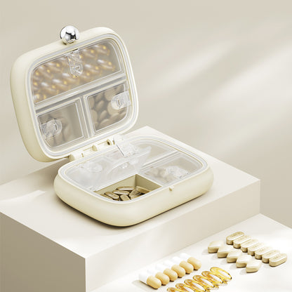 Portable Weekly Pill Organizer Box for Daily Medicine Use
