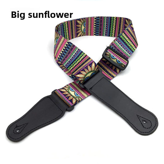 Widened Polyester Guitar Strap