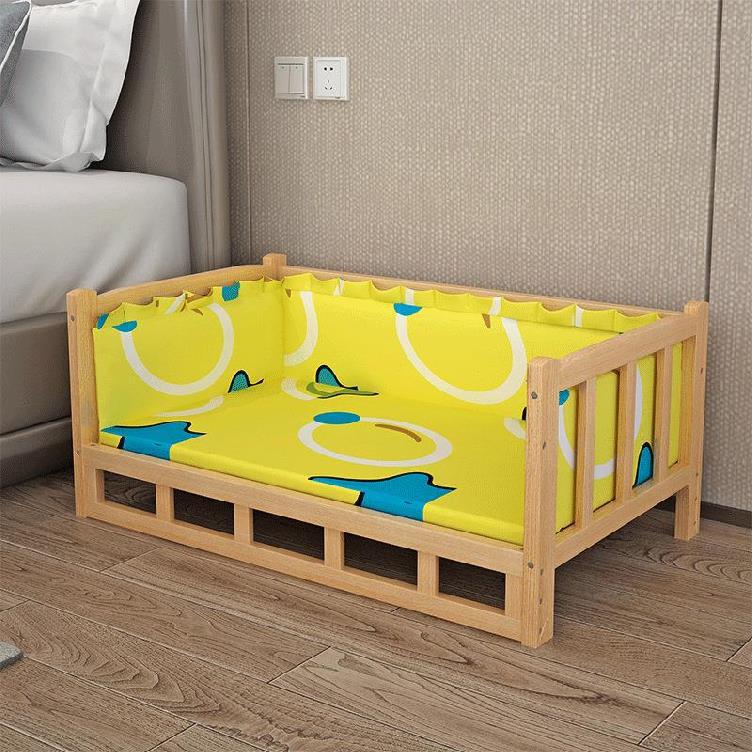 Pet Dog Bed – Summer Wooden Bed for Small and Large Dogs