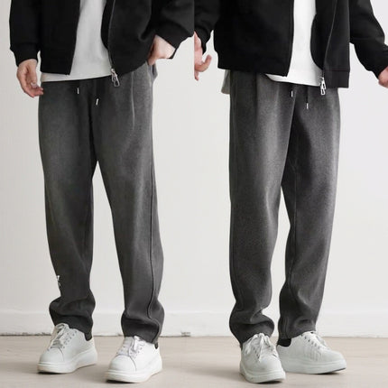 Men's Loose-Fit Retro-Style Jeans for Comfortable Spring Wear