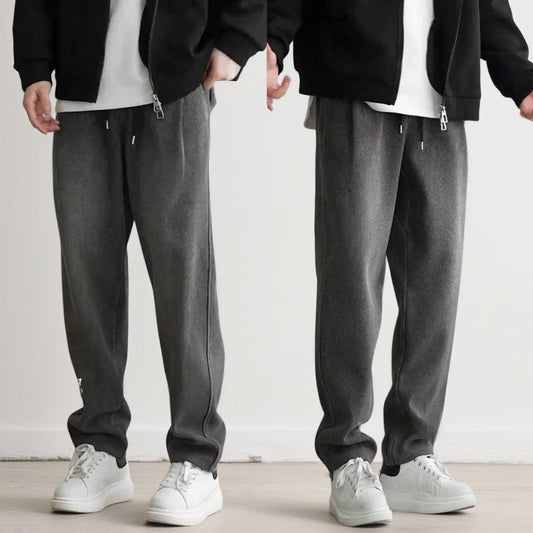 Men's Loose-Fit Retro-Style Jeans for Comfortable Spring Wear