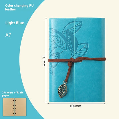 Creative Vintage Leaves Travel Diary Notebook Stationery